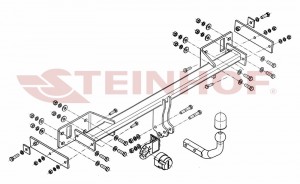 Steinhof hak holowniczy Mercedes-Benz Klasa B (W246) 2011-2018